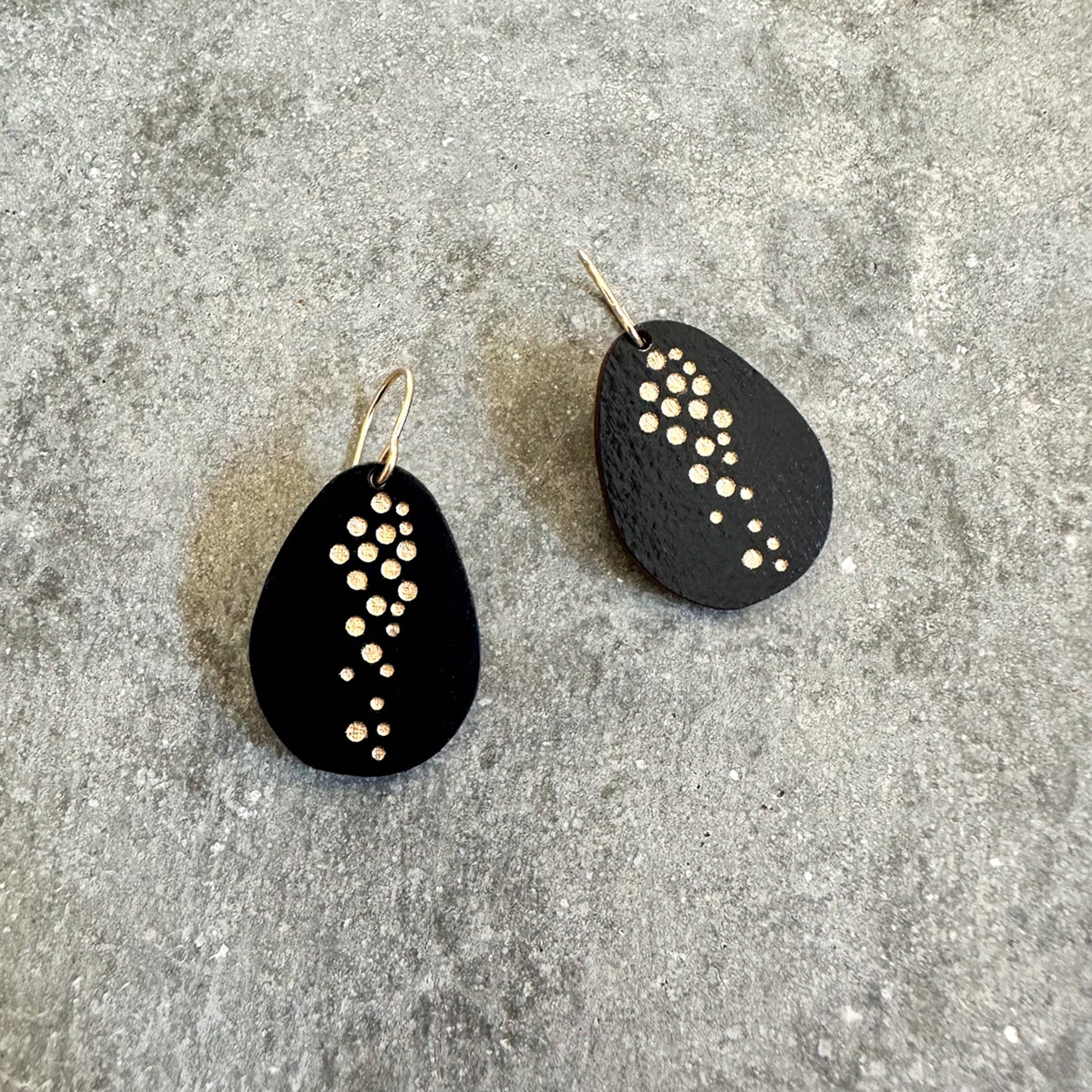 Earrings - Galaxy Drop: Blue