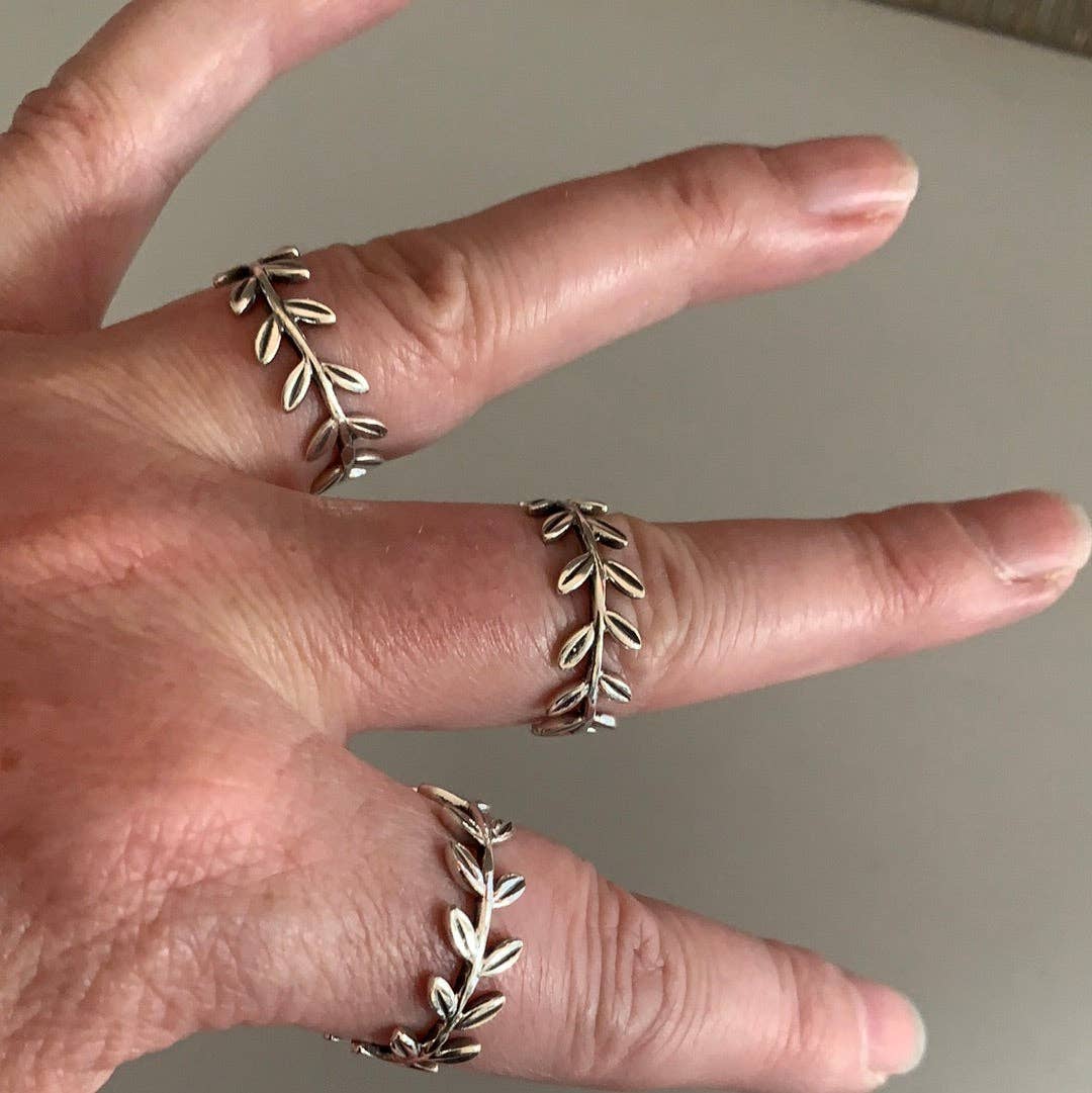 Sterling Silver Rings Elemental Styles: Tree of Life Assorted Sizes