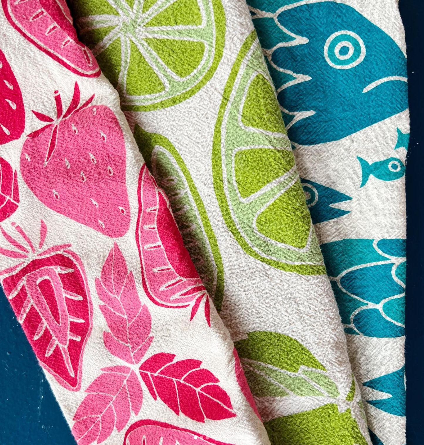 Strawberries Tea Towel