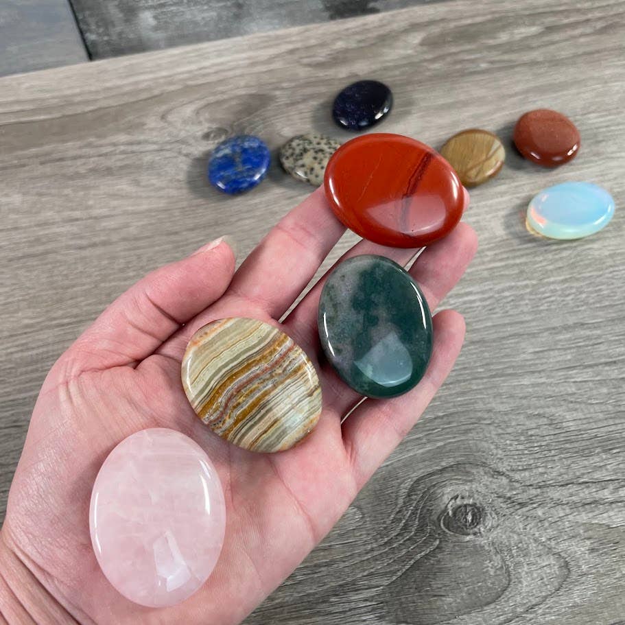 Gemstone Palm Stones 45mm – Bulk Crystal Supplies : Carnelian