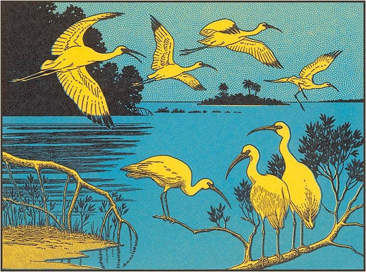 Art Print BD-326 Cranes