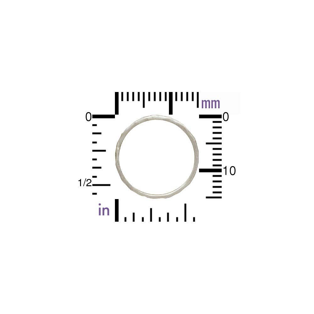 Hammer Finish Stacking Rings: Bronze / 7