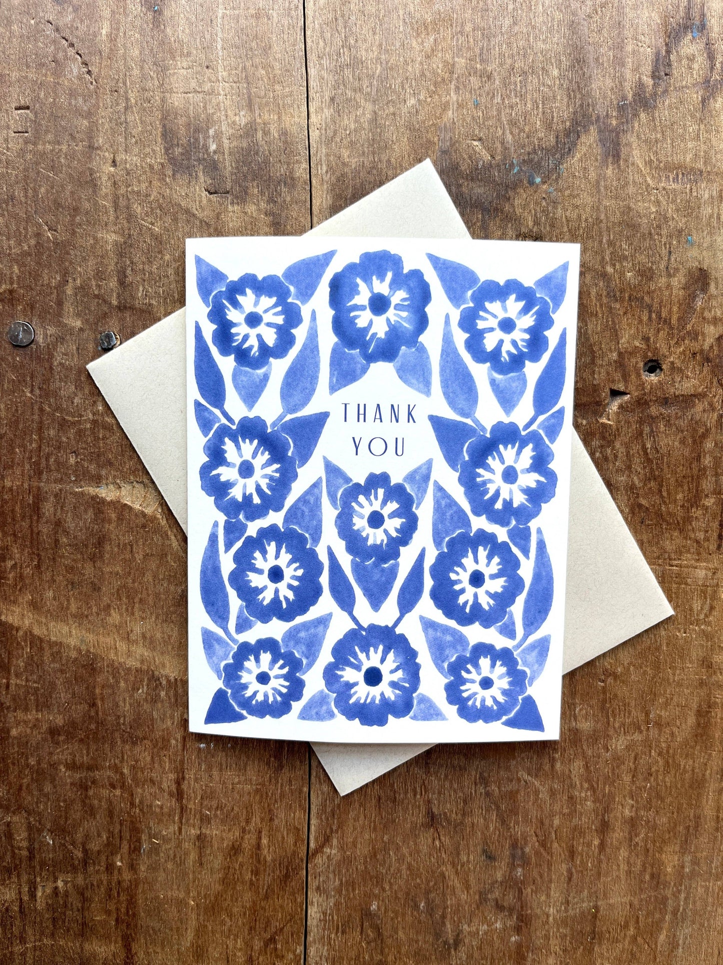 "Thank You," Greeting Card