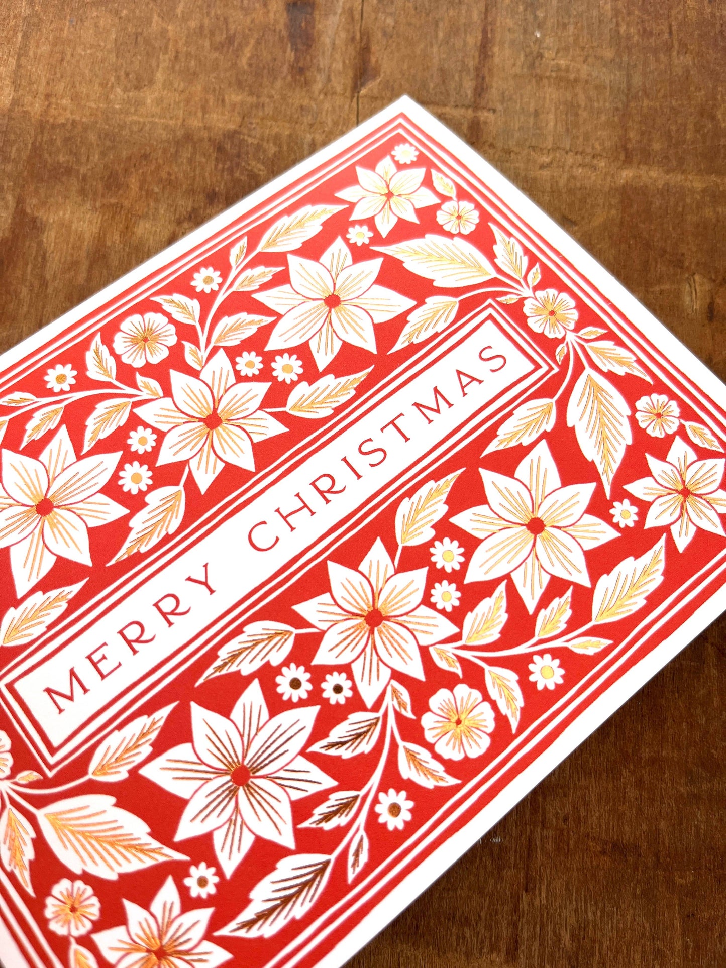 "Merry Christmas," Greeting Card