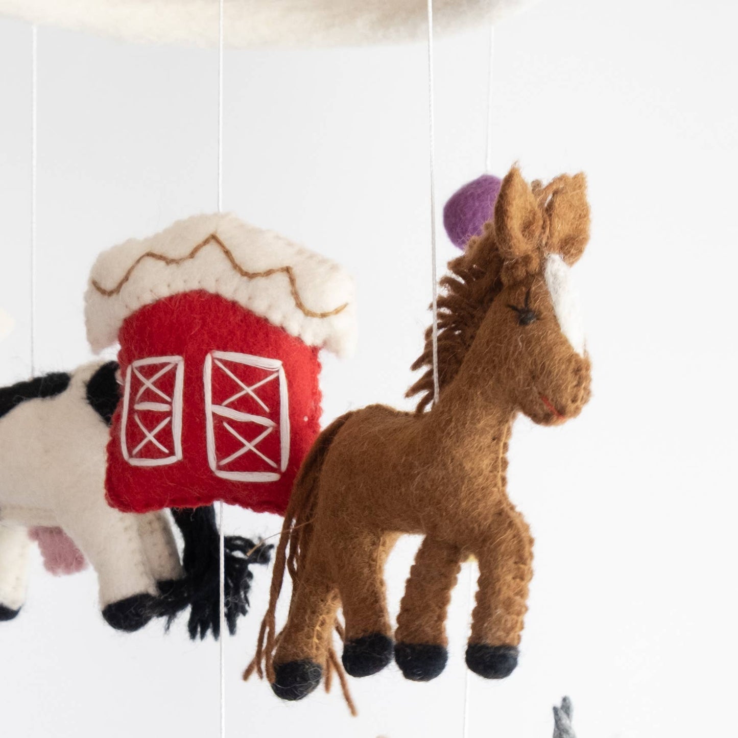 Baby Mobile - Farm/Red Barn - Nursery Decor