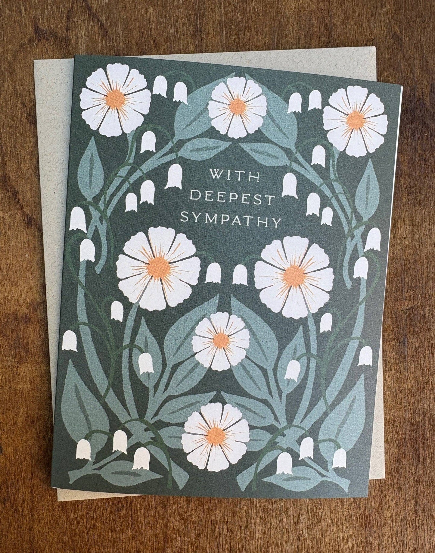 "With Deepest Sympathy," Greeting Card