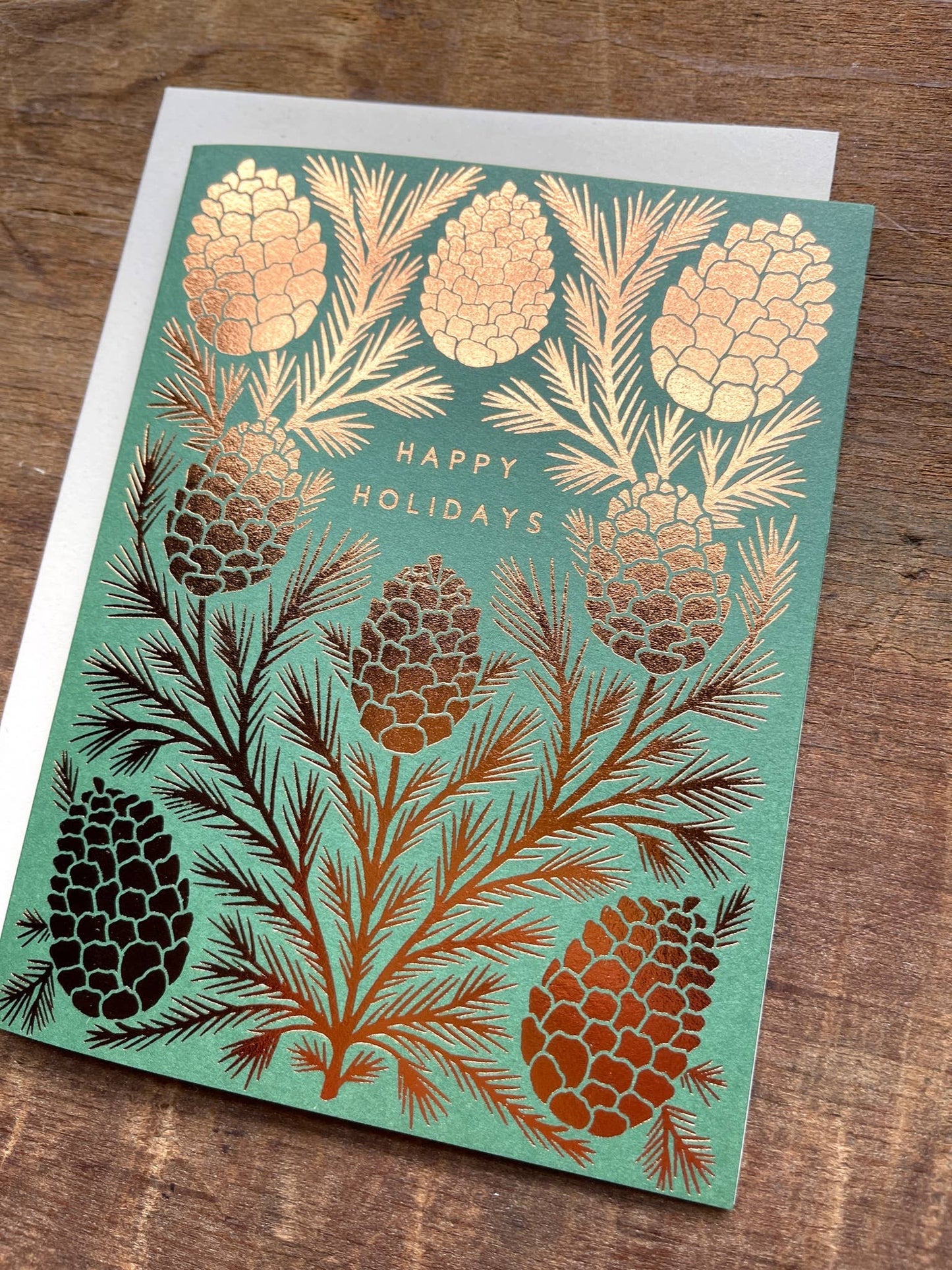 "Happy Holidays," Greeting Card