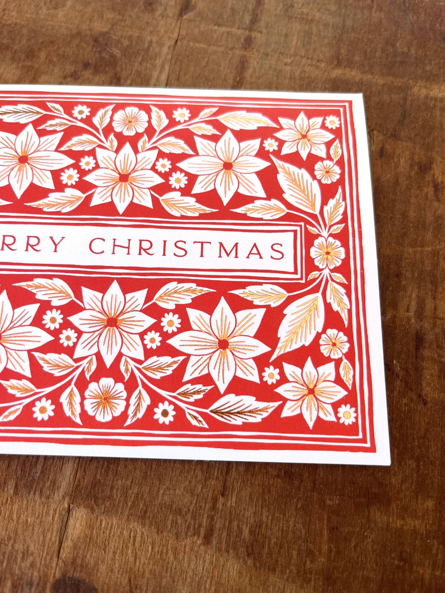 "Merry Christmas," Greeting Card