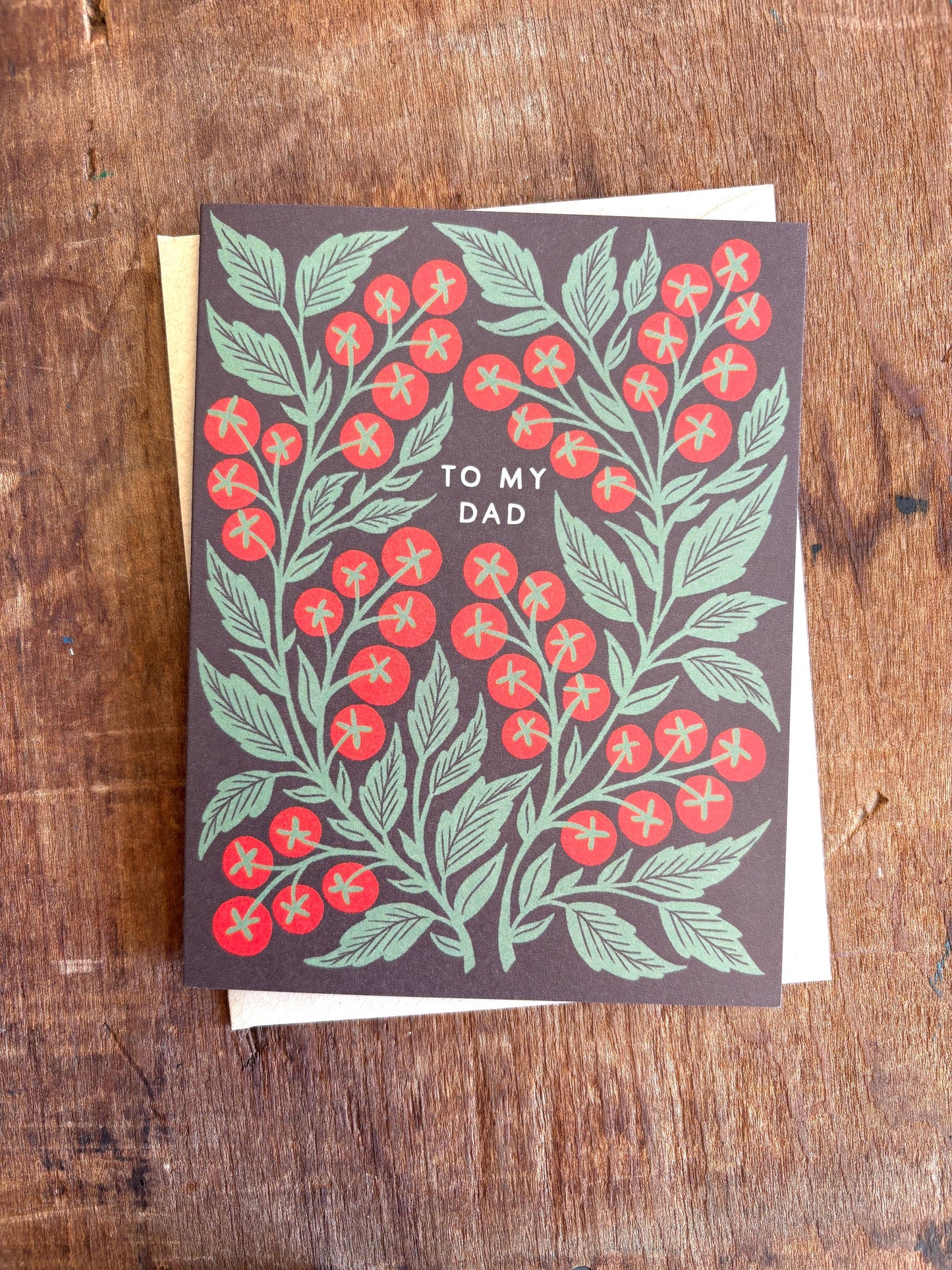 "To My Dad" Greeting Card