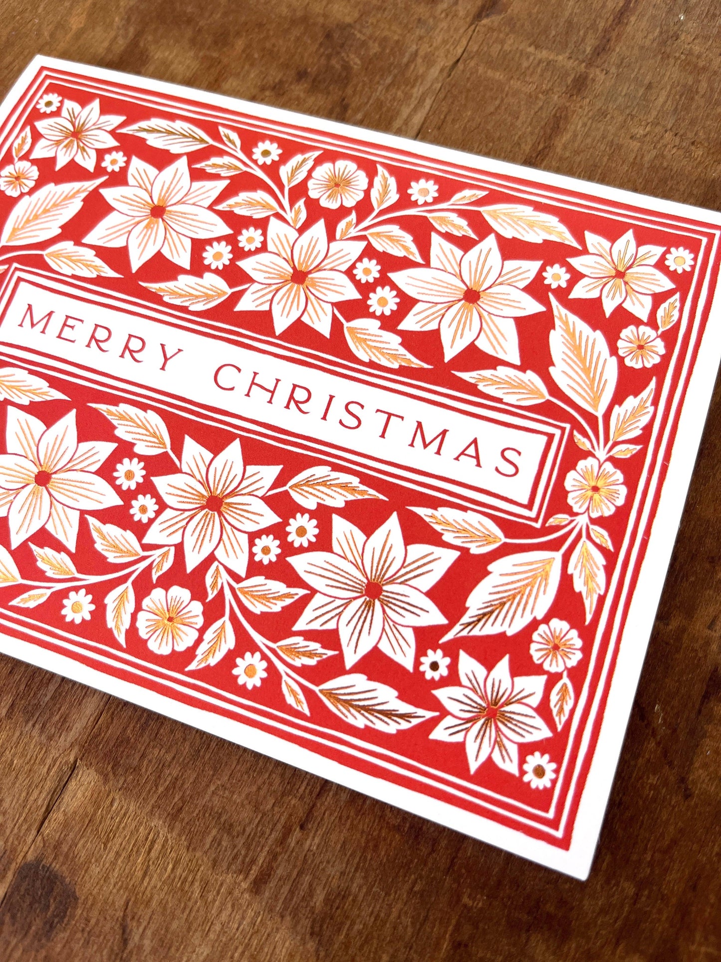 "Merry Christmas," Greeting Card