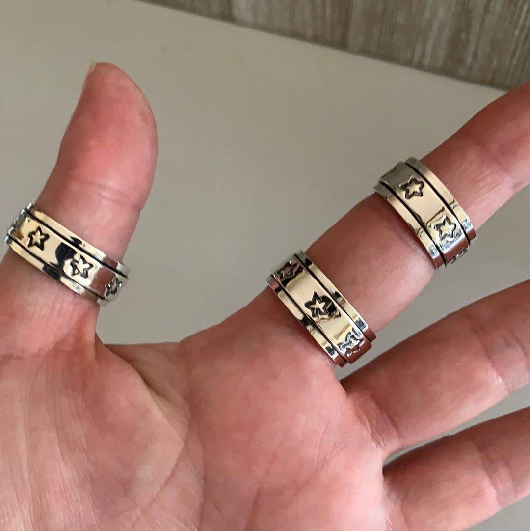 Sterling Silver Rings Stacking and Bands: Puzzle