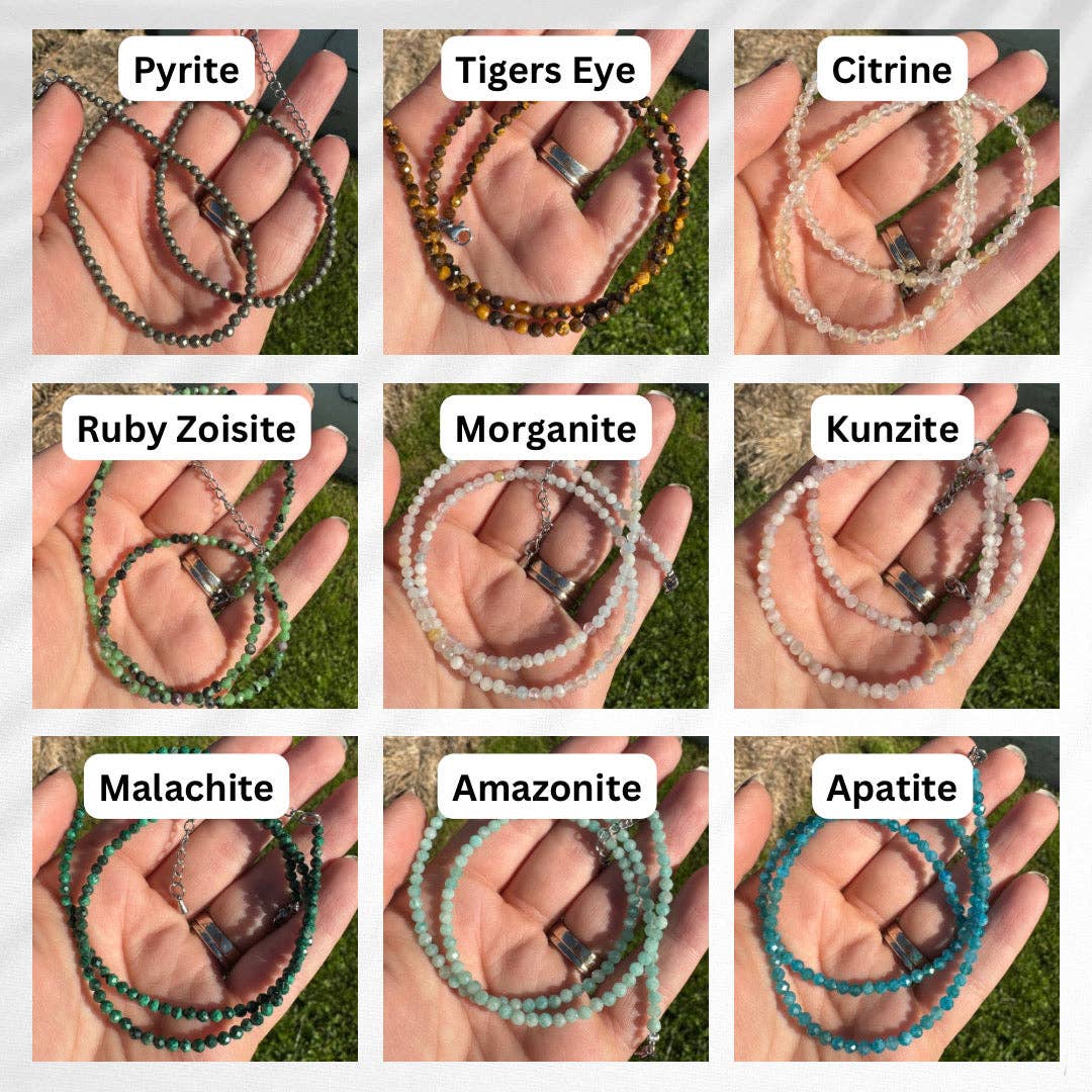 Gemstone Necklace: Amazonite