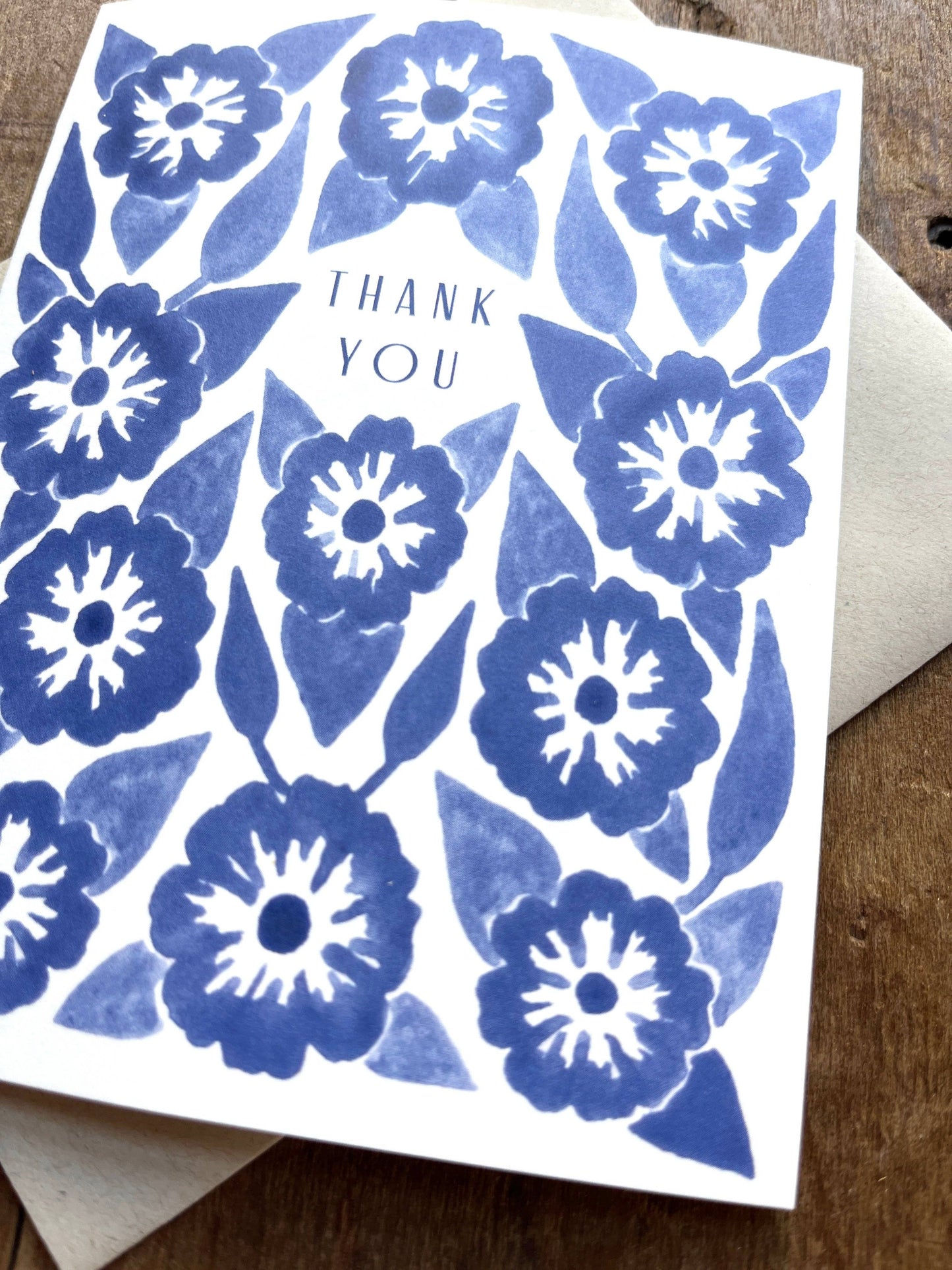 "Thank You," Greeting Card