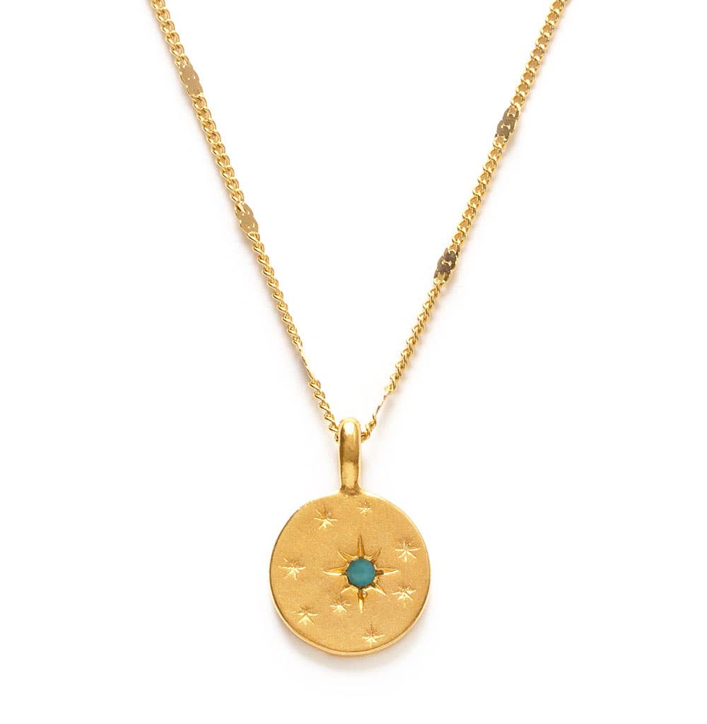 Estrella Necklace: Turquoise