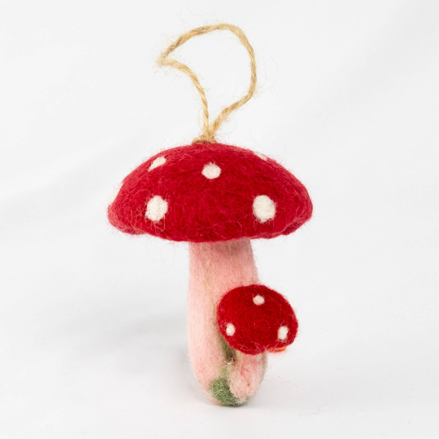Ornament - Felt Red Spotted Mushroom