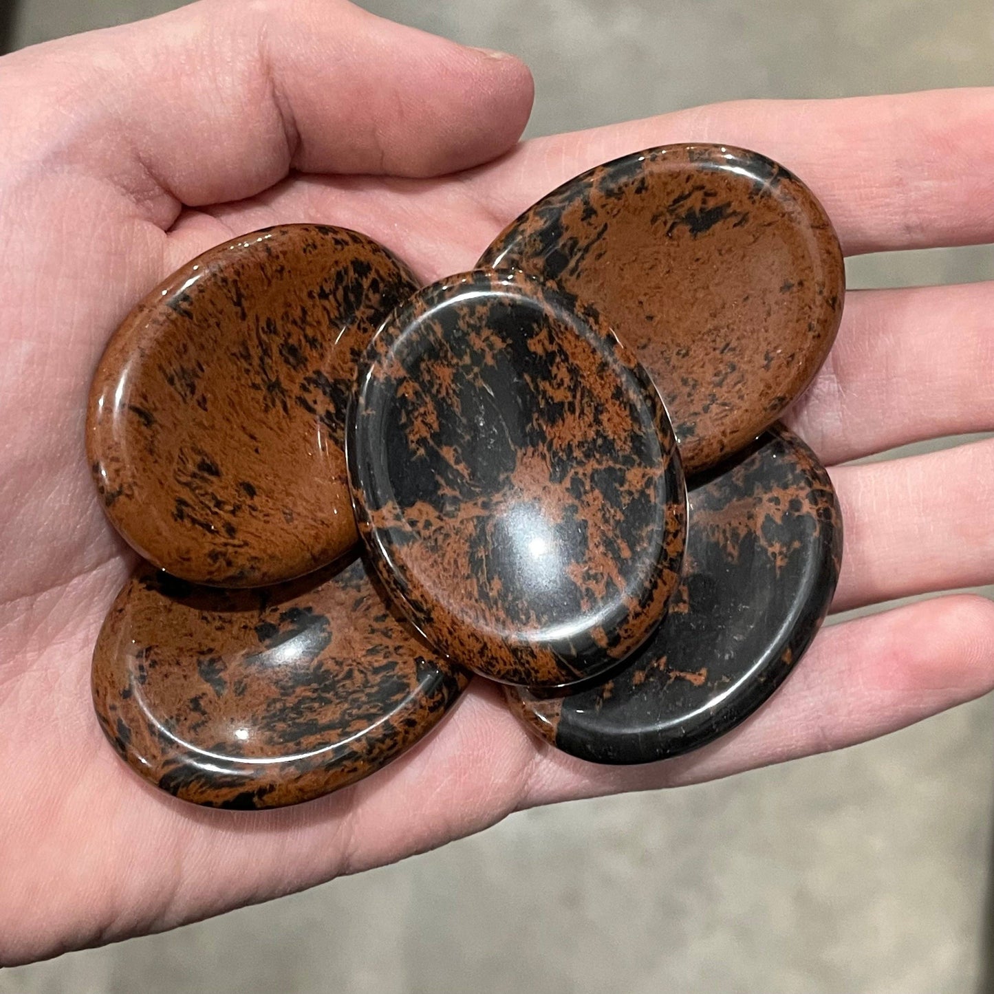 Oval Gemstone Worry Stones