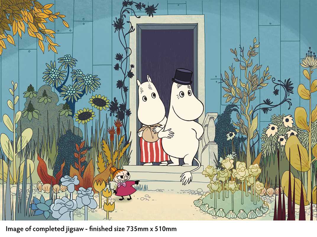 Adult Sustainable Jigsaw Puzzle Moomins on the Riviera by: Jigsaw; 1 pages / English