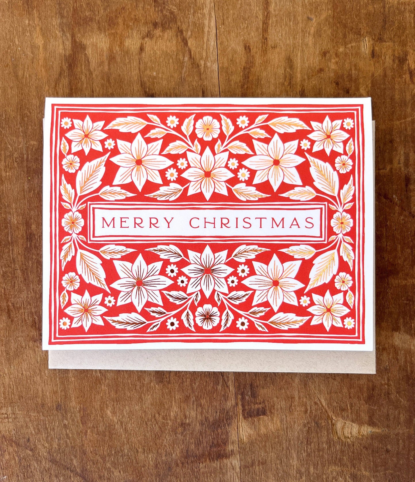 "Merry Christmas," Greeting Card