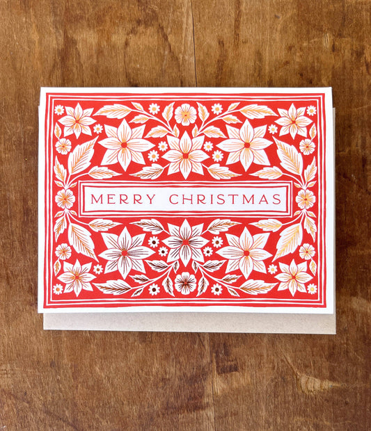 "Merry Christmas," Greeting Card