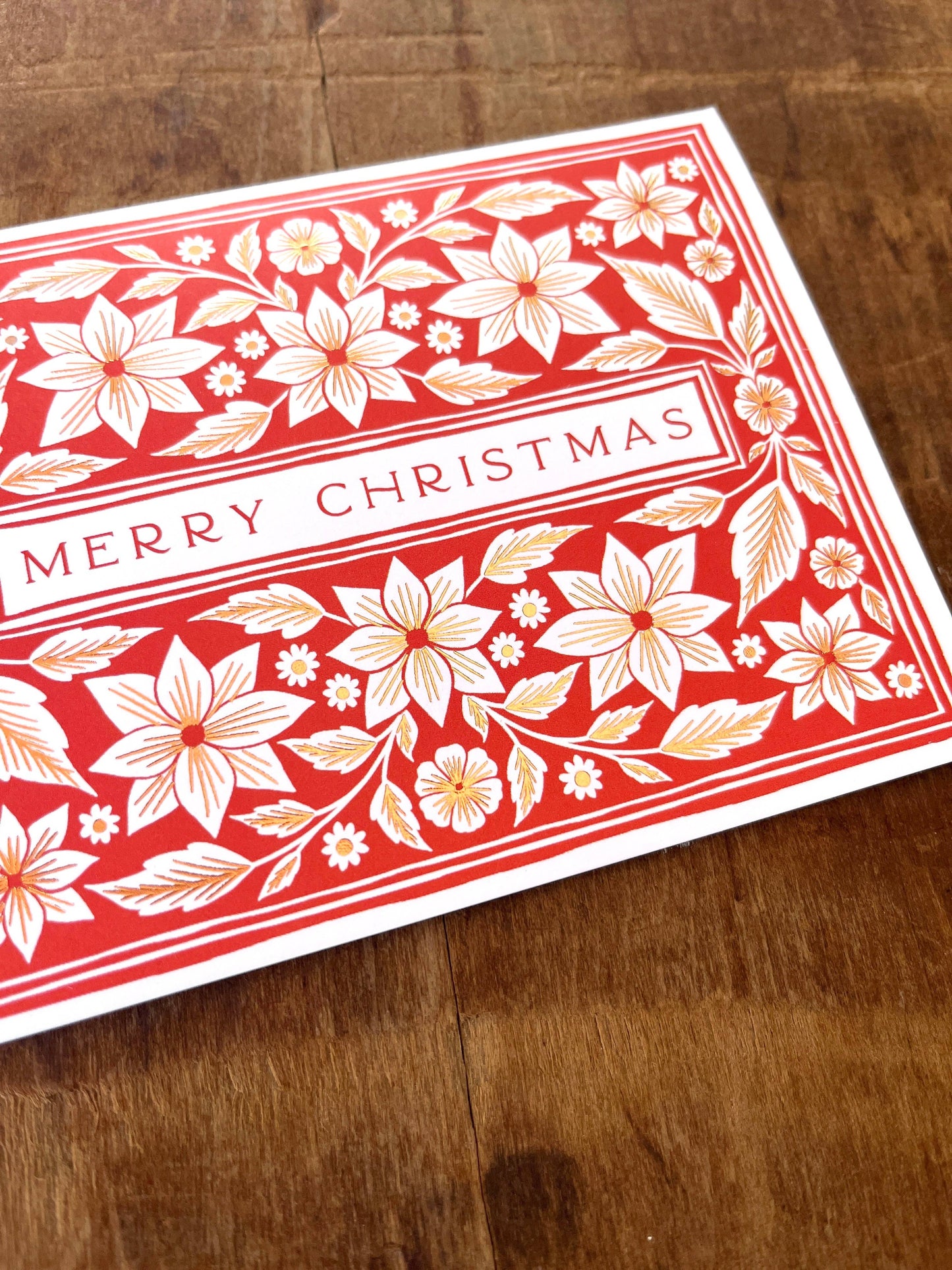 "Merry Christmas," Greeting Card