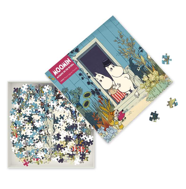 Adult Sustainable Jigsaw Puzzle Moomins on the Riviera by: Jigsaw; 1 pages / English