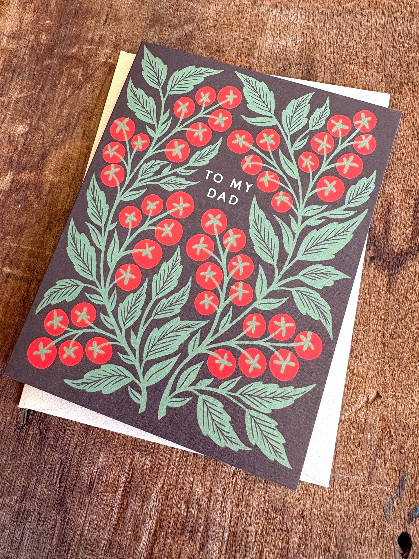 "To My Dad" Greeting Card