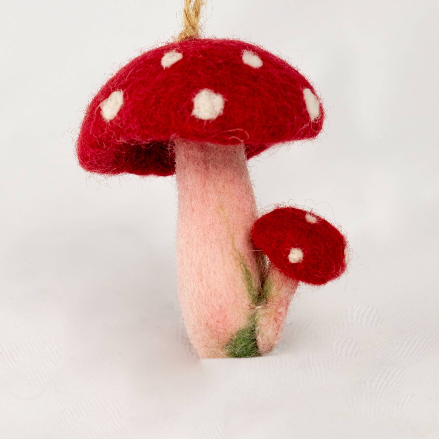 Ornament - Felt Red Spotted Mushroom