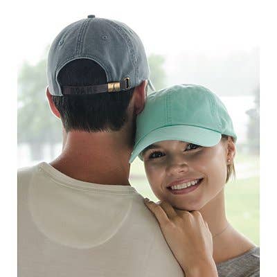 Westville Chainstitch Dad Hat - Embroidered Ball Cap: Navy Blue / White