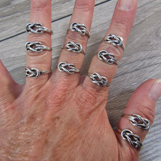 Sterling Silver Buckle Ring
