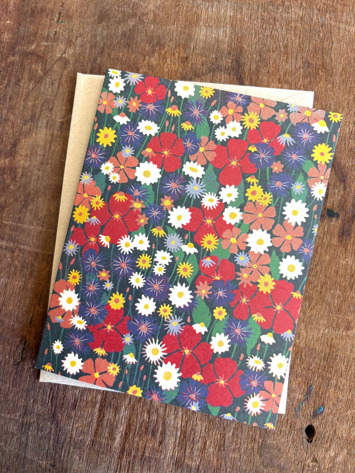 Wildflowers Blank Greeting Card