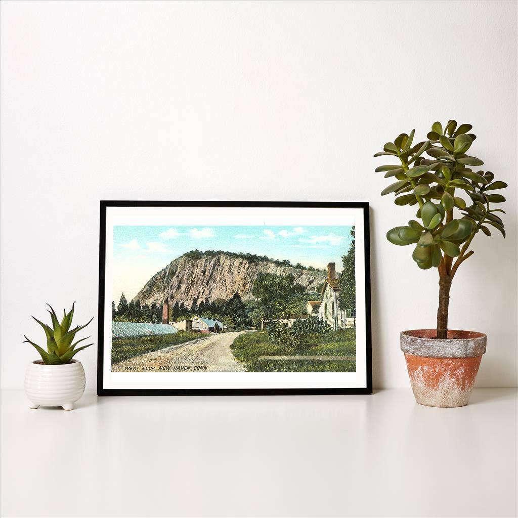 Art Print West Rock, New Haven