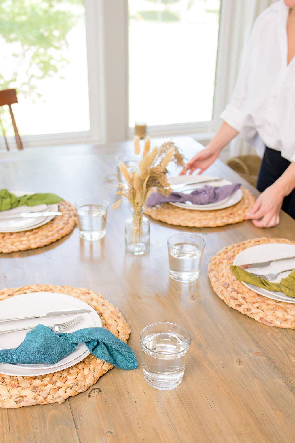 Cotton Napkins | Handwoven | Gems | Set of 4 | Fair Trade
