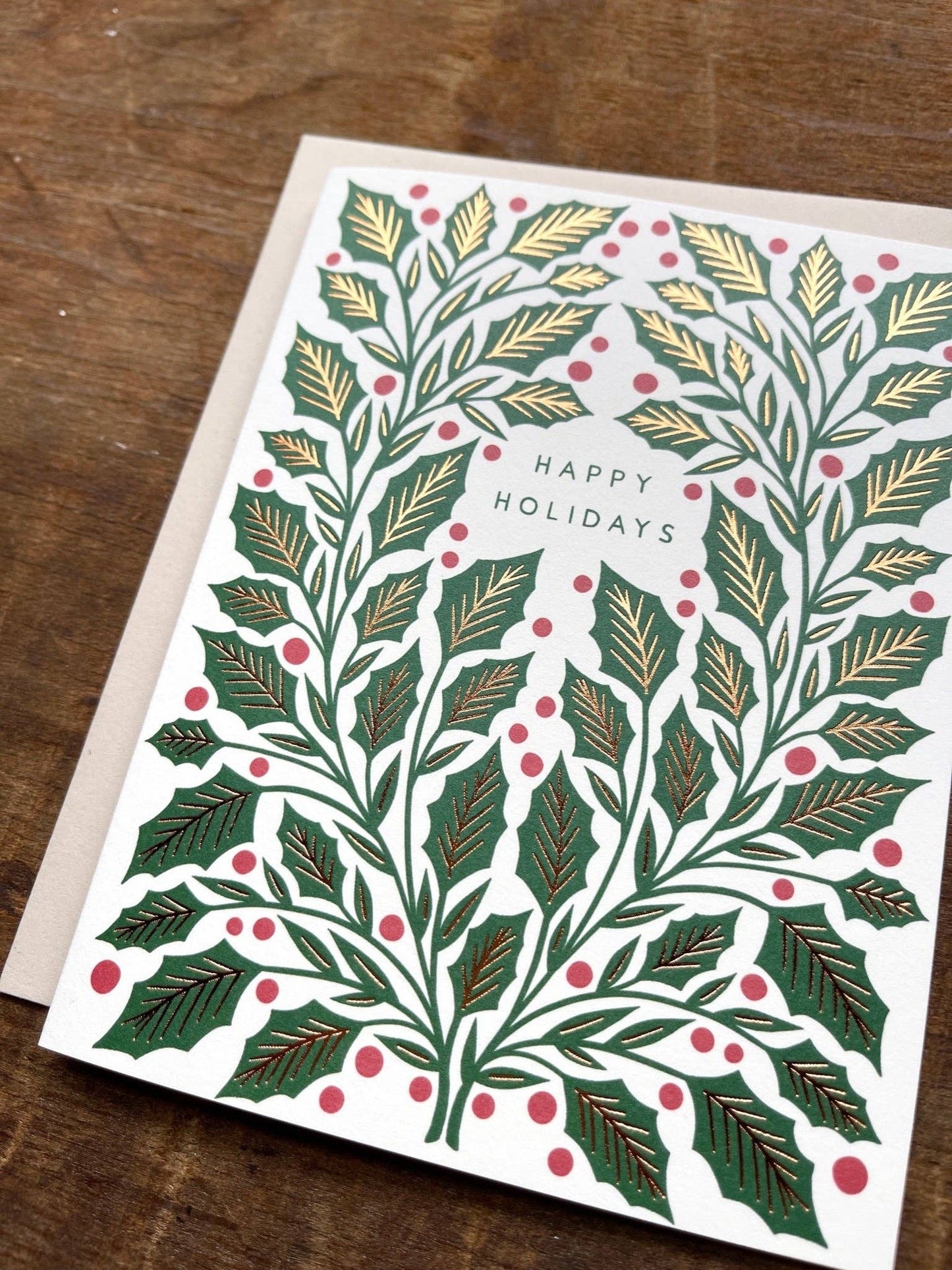 "Happy Holidays," Greeting Card: Box of Six