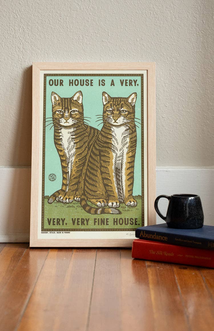 Very Fine House Print: 11"x17"