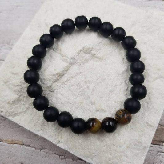 Natural Tiger Eye Stone Bracelet