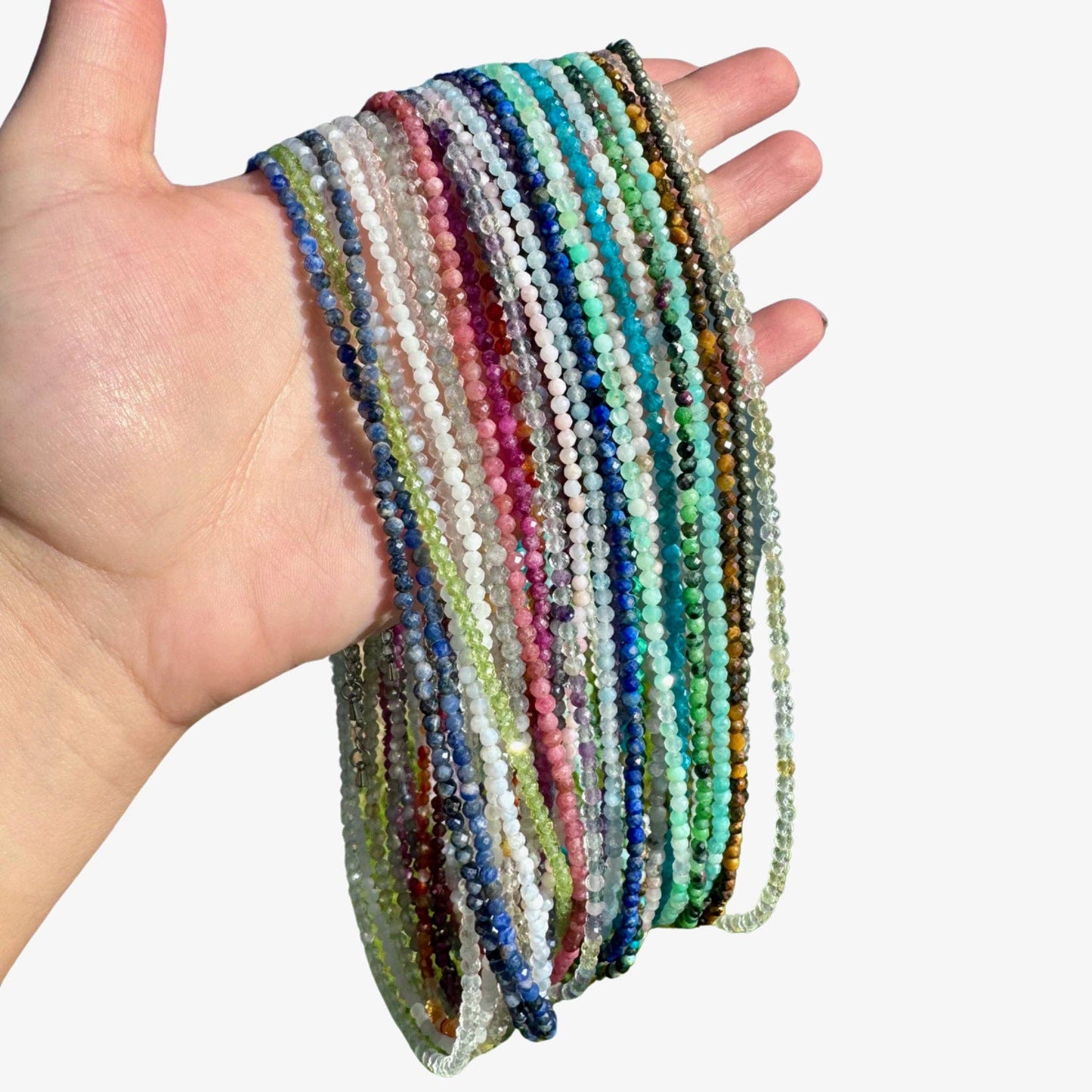 Gemstone Necklace: Rainbow Tourmaline