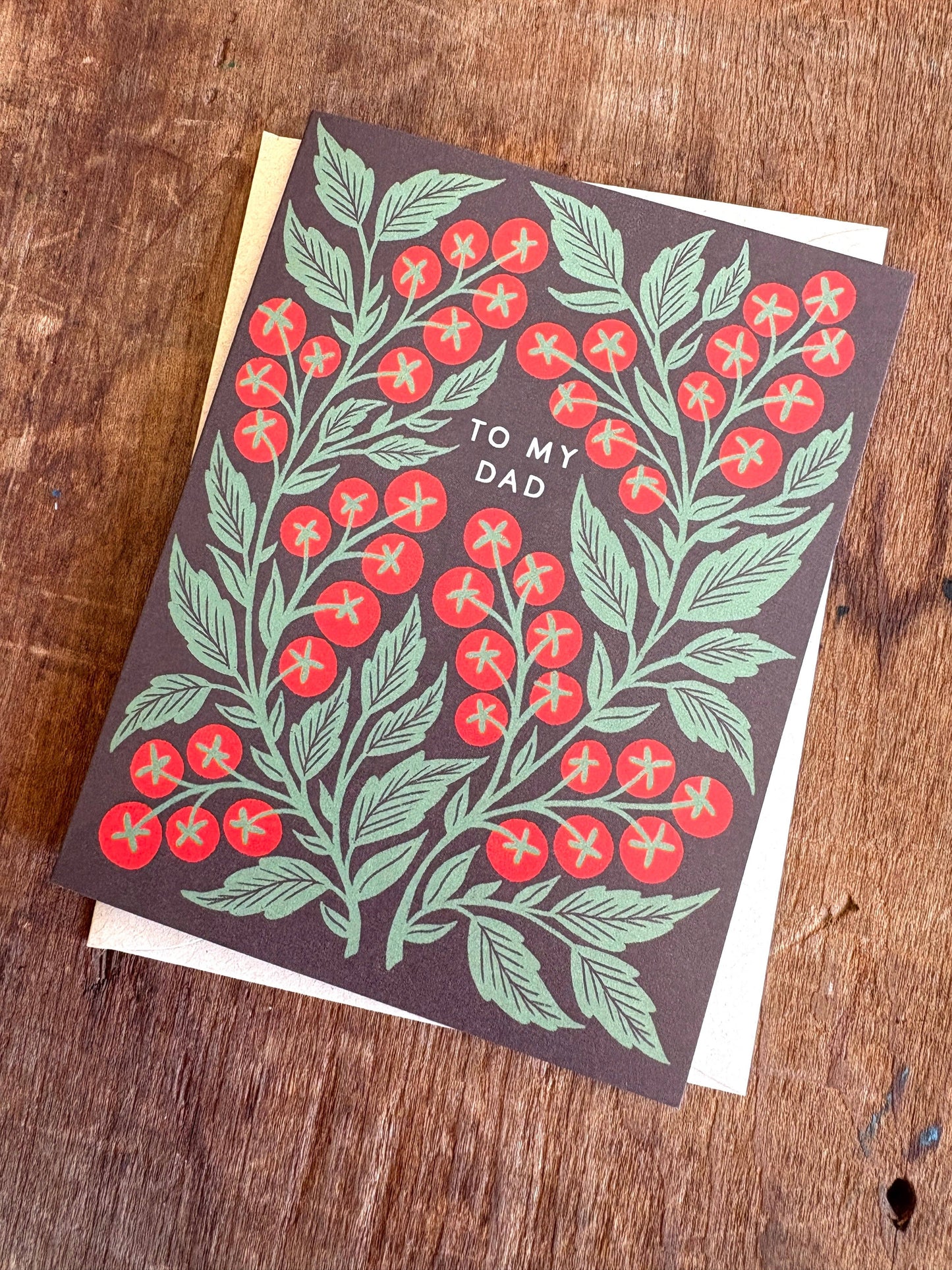 "To My Dad" Greeting Card