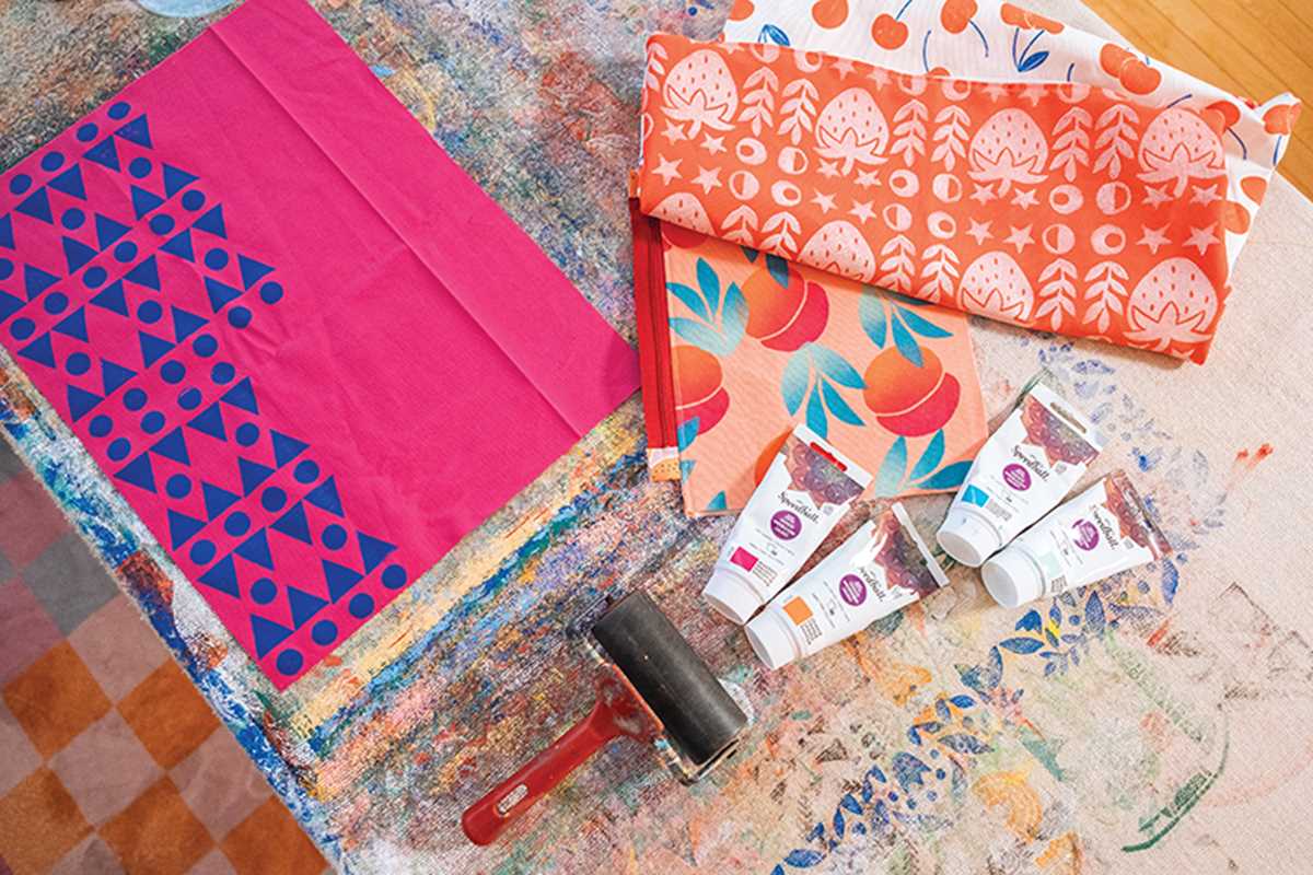 Art of Fabric Block Printing by Andria Green: Paperback; 128 pages / English