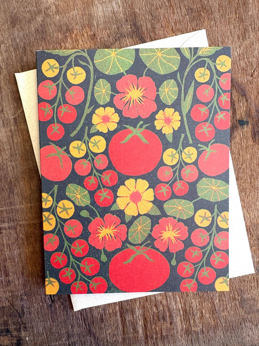 Tomatoes Blank Greeting Card