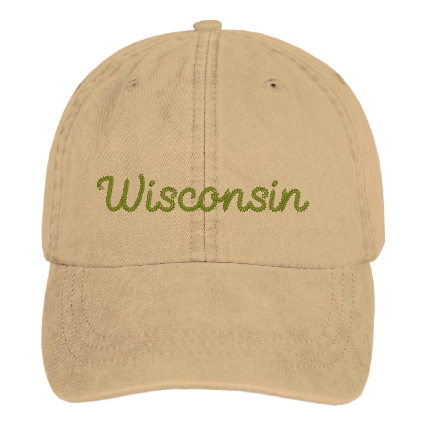 Westville Chainstitch Dad Hat - Embroidered Ball Cap: Navy Blue / White