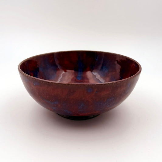 Red & Blue Mottled Bowl