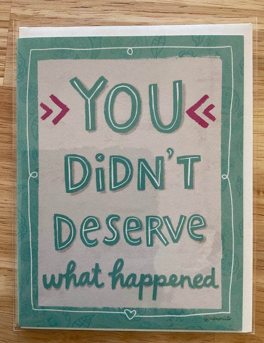 SYMPATHY - You Did Not Deserve -