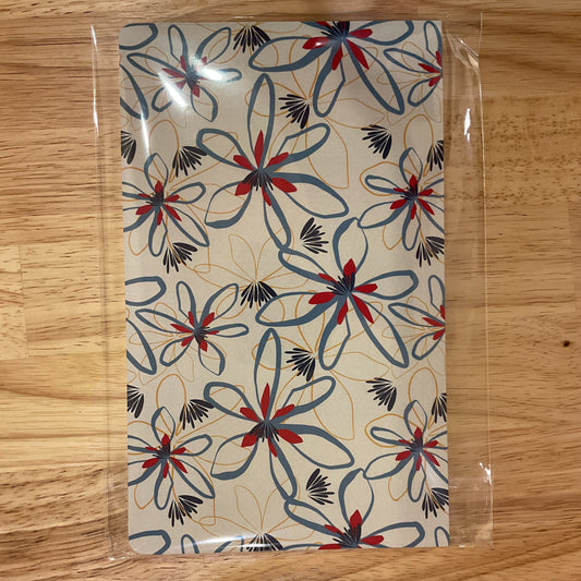 Abstract Flowers with Lines