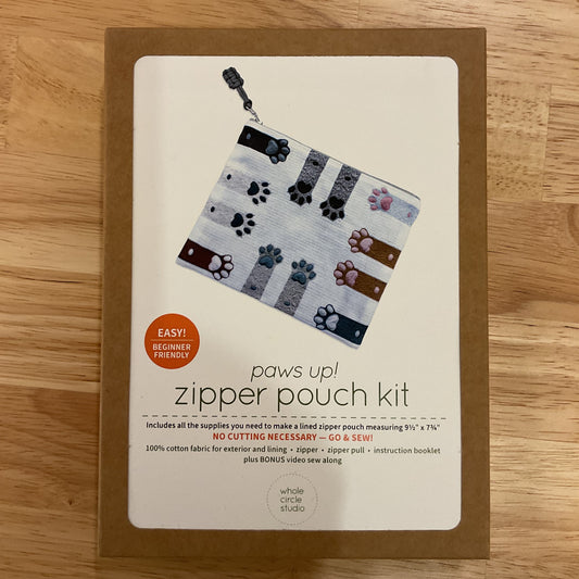Paws Up Zipper Pouch Kit