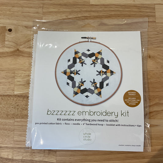 Embroidery Kit bees
