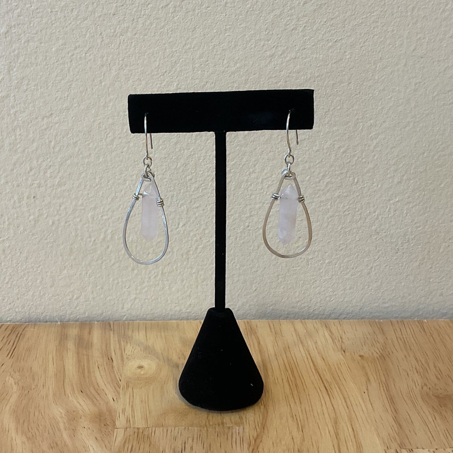 Sterling Shields w/ Rose Quartz