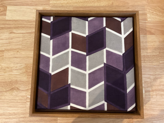 Purple parallelograms