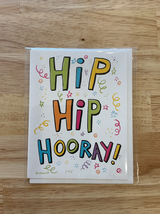 Hip hip hooray card