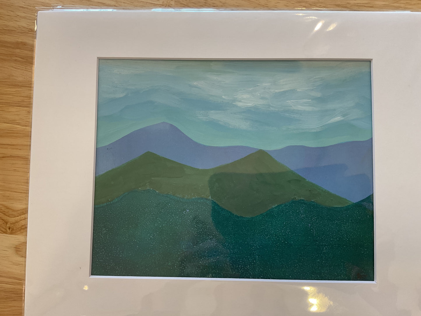 White mountains print