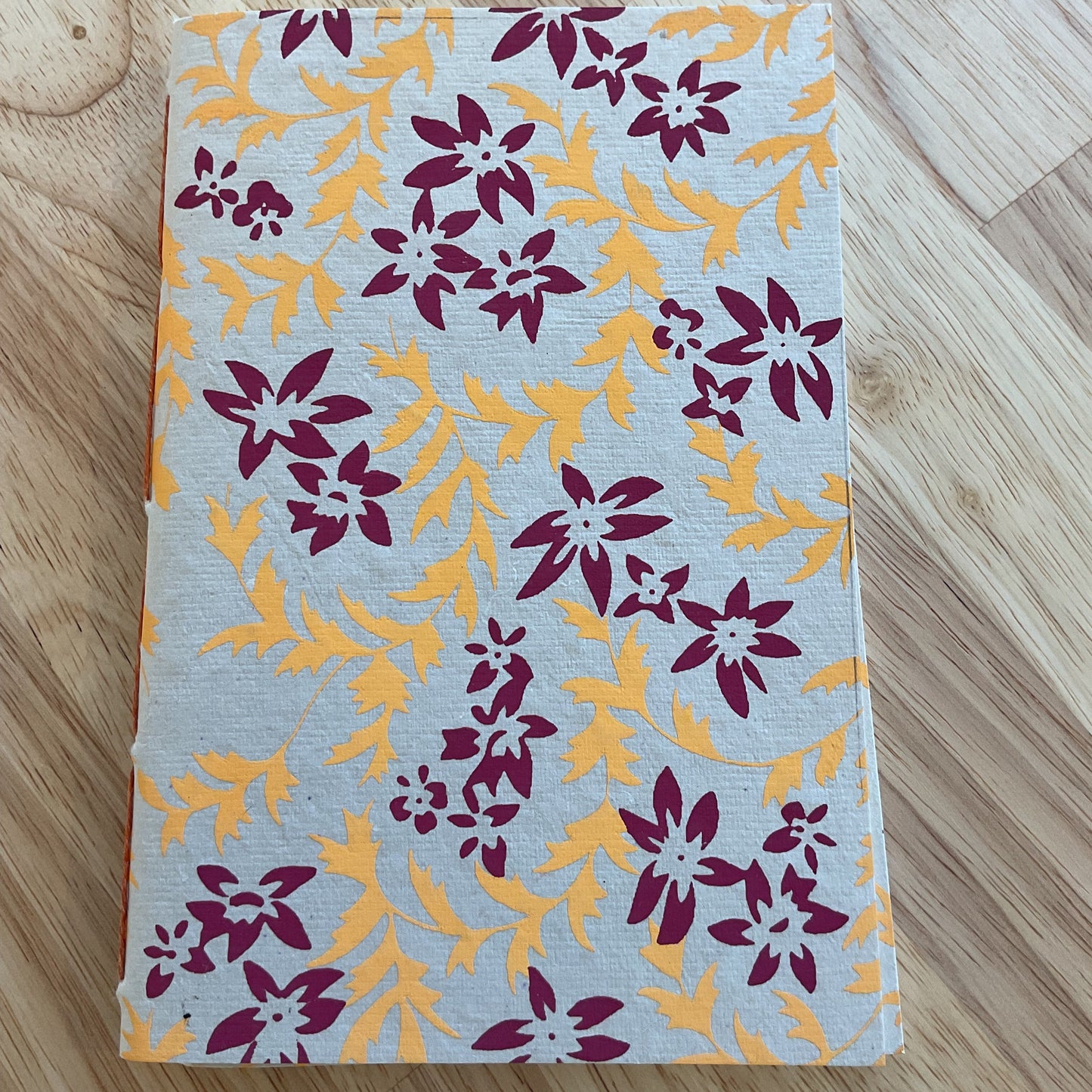 Hand bound notepad